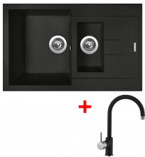 Sinks AMANDA 780.1 Metalblack+VITAL...